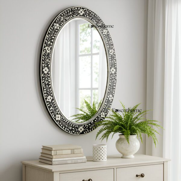 Bone inlay mirror for living room - Image 3