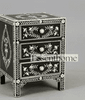 Bone inlay Bedside Table Indian