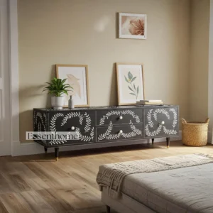 Handmade Bone Inlay TV Unit - Flolar