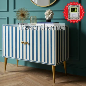 Bone Inlay Cabinet for Living Room with Free Frame