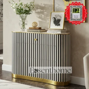 Handmade Bone inlay console for bedroom