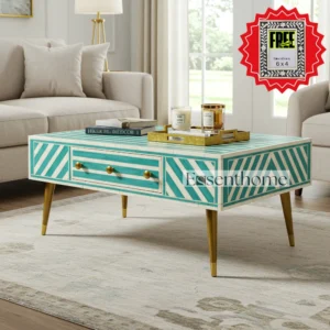 Handmade Modern wooden coffee table+ Free Frame
