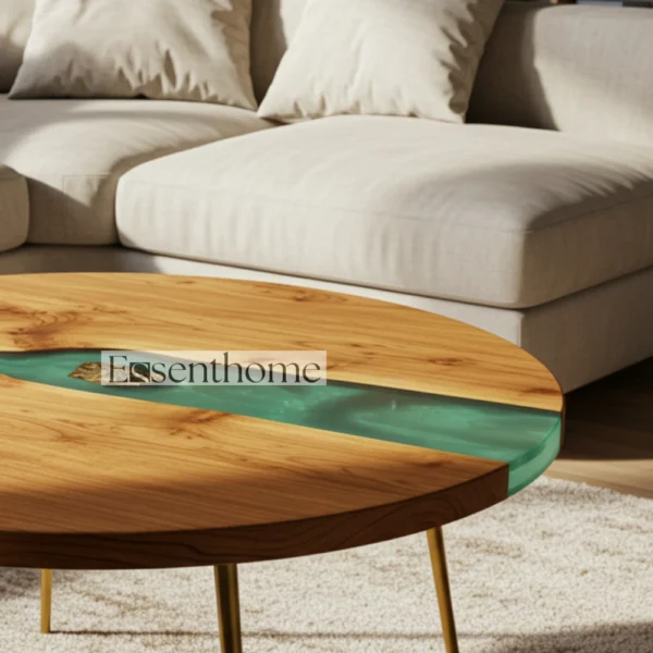 Wooden Coffee Table - Essenthome - Image 3