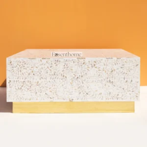 Wooden Bone Inlay Coffee Table