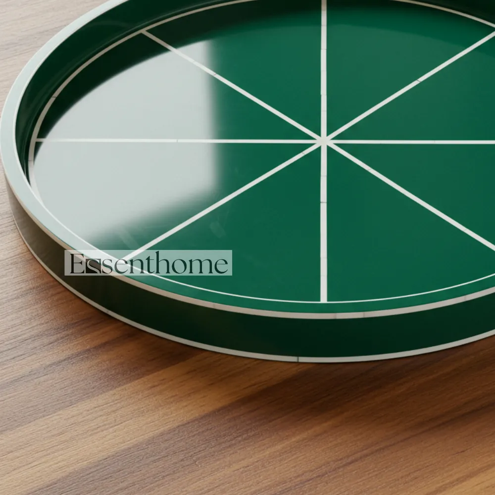 Essenthome Indian Bone Inlay Tray - Image 4