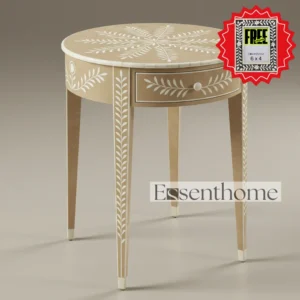 Essenthome Round Bone inlay stool