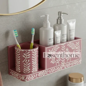 Essenthome Bathroom toothbrush holder - Pink